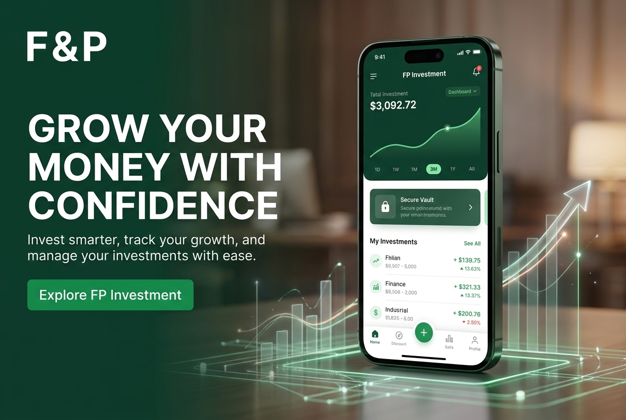 FP Investment app screens